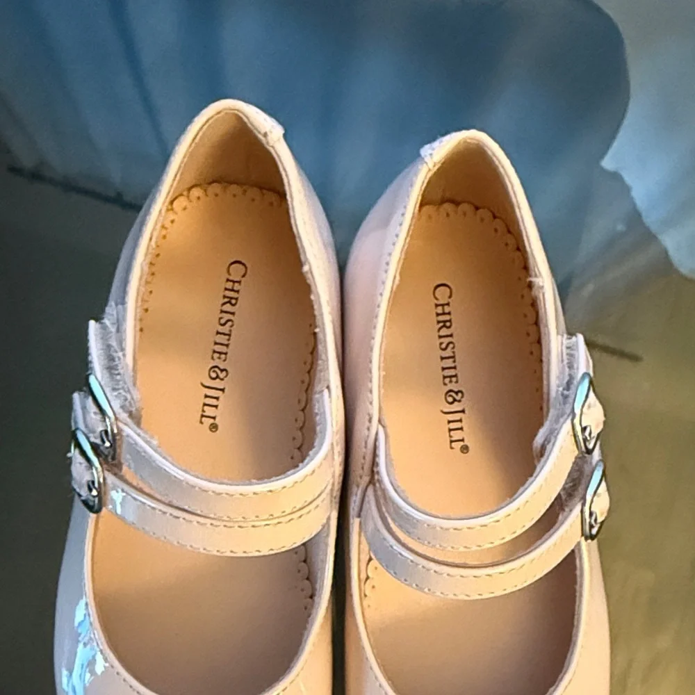 Christie & Jill Blush Pink Mary Jane Dress Shoes for Kids